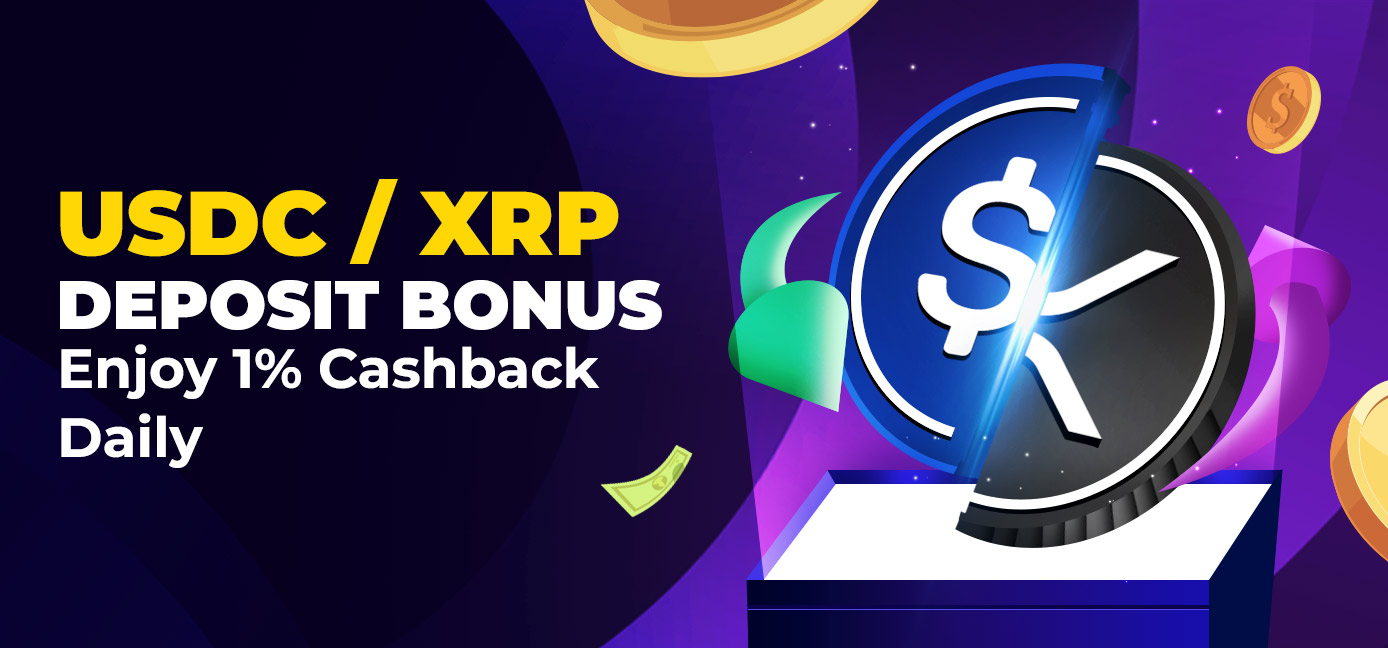 USDC / XRP Deposit Bonus